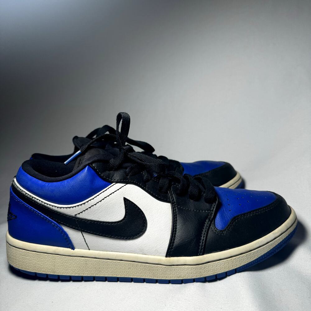 Size 9.5 - Nike Air Jordan 1 Low Royal Toe Men's Shoes